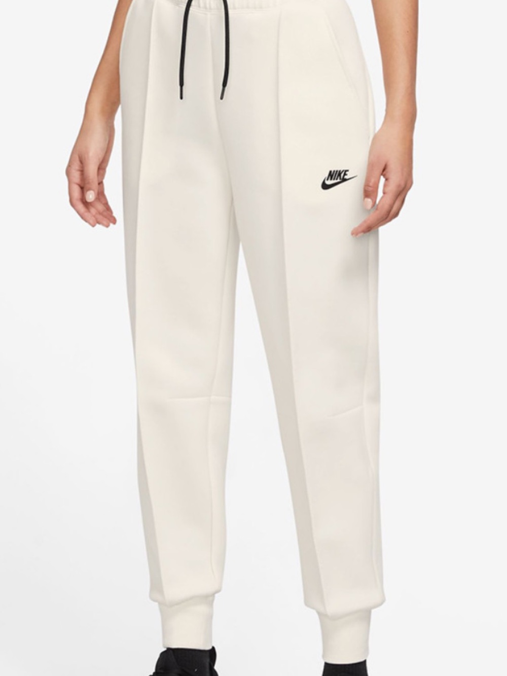 Nike tech Women's Cream Joggers size s